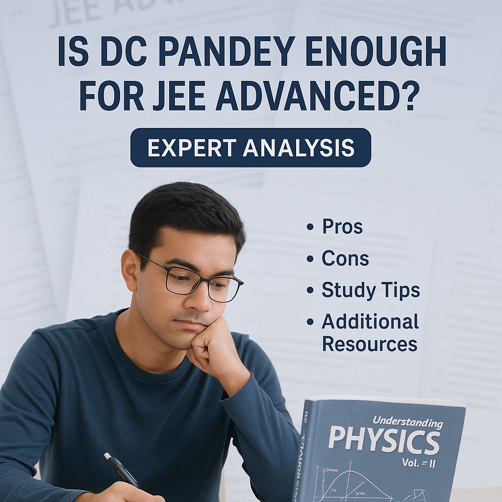 Is DC Pandey Enough for JEE Advanced? An Expert's Take