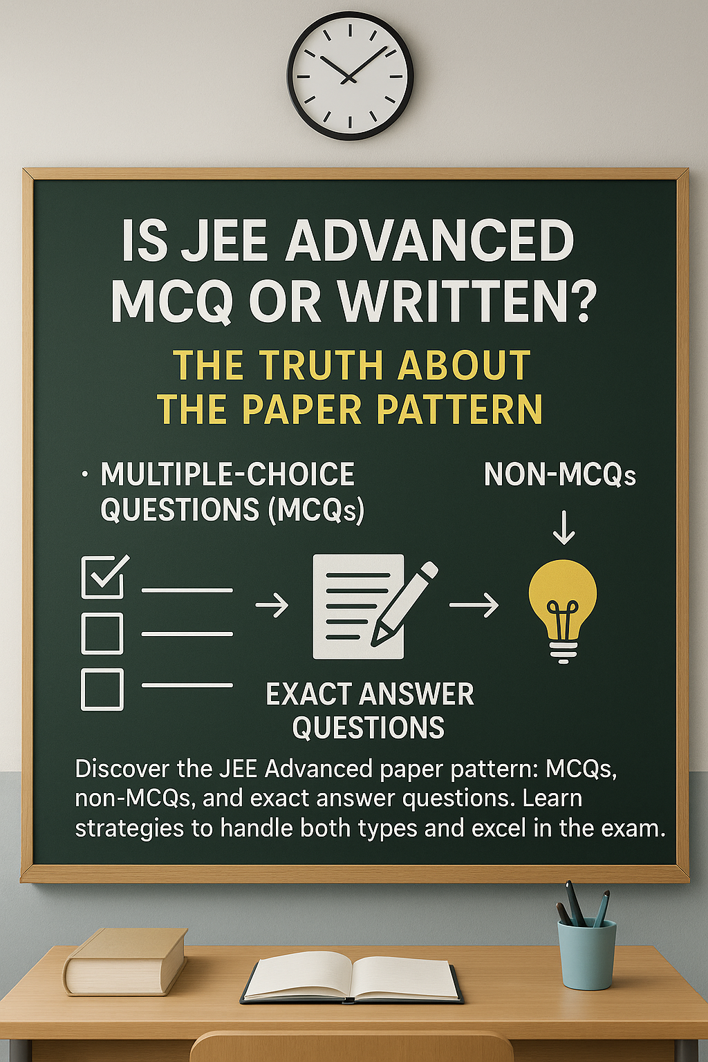 Is JEE Advanced MCQ or Written? The Truth About the Paper Pattern