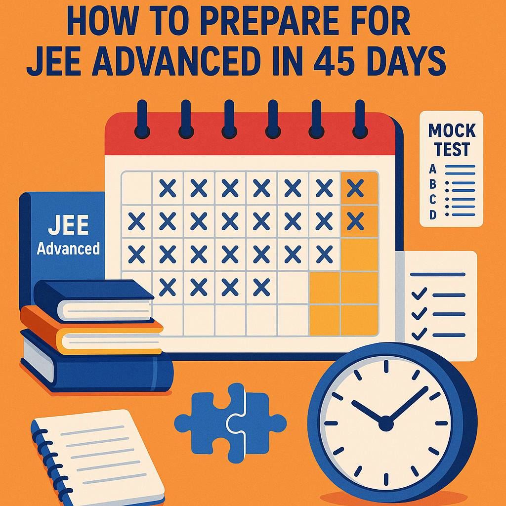From Boards to Competition: How to Prepare for JEE Advanced in 45 Days